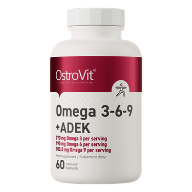 Omega 3-6-9 + ADEK 60 soft gel kapsler