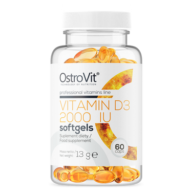 D-Vitamin D3 2000 IE, 50 mcg, 60 st. mjukgel