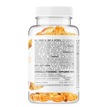 D-Vitamin D3 2000 IE, 50 mcg, 60 st. mjukgel