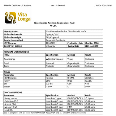 (1 +1 ) VITA LONGA NAD+ & NMM Pakketilbud