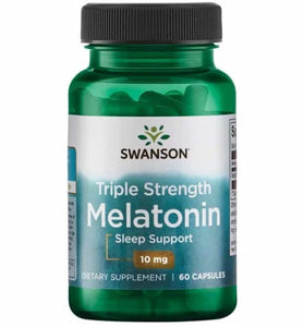 Swanson Melatonin, 10 mg. 60 Kapsler