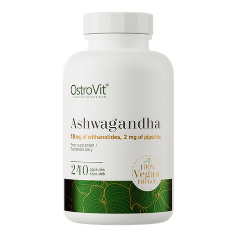 Ashwagandha, XL-pakke 240 tabletter. Veganske
