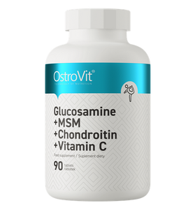 Glukosamin+ MSM + Chondroitin + C-Vitamin. 90 piller
