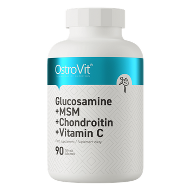 Glukosamin+ MSM + Chondroitin + C-Vitamin. 90 piller