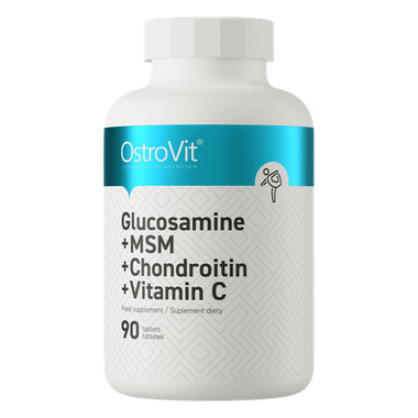 Glukosamin+ MSM + Chondroitin + C-Vitamin. 90 piller