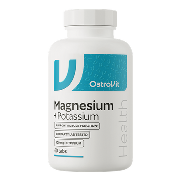 Magnesium og Kalium +Vitamin B6, 60 tabletter