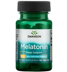 Swanson Melatonin, 3 mg. Depot-virkning. 60 tabletter