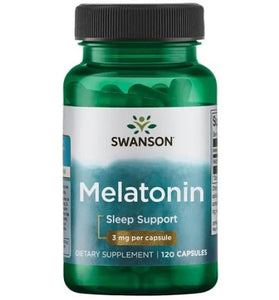 Swanson Melatonin, 3 mg. 120 Kapsler