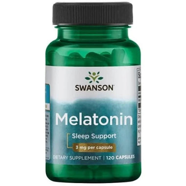 Swanson Melatonin, 3 mg. 120 Kapsler