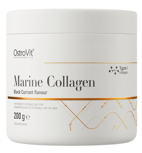 Collagen Marine Type 1, med C-vitamin og Blåbær smag. 200 gr.