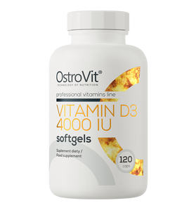 D-Vitamin D3 4000 IU, 120 kapsler