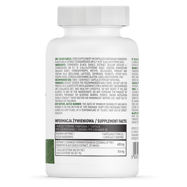 Sort Hvidløg, Veganske, 90 kapsler