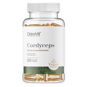 Cordycept Medicinske svampe, Veganske 60 kapsler