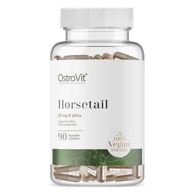 HorseTail, Padderokke, Veganske. 500 mg. 90 kapsler