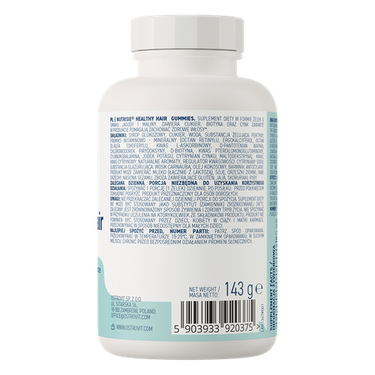 OstroVit NUTRISIE® Healthy Hair Vingummi  60 styks (BLACK FRIDAY!)