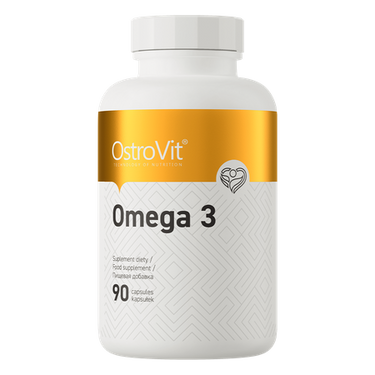 Omega 3 Fiske-olie, 90 kapsler/soft gels (Prisfald!!)
