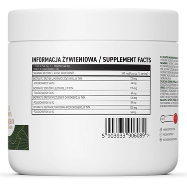 Quatro svampe-Mix. 4-svampe. Reishi, Lions Mane, Cordyceps og Chaga