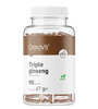Triple Ginseng, Veganske, 90 kapsler
