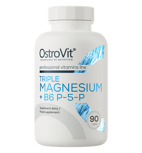 Magnesium Triple + B6 P-5-P,  90 kapsler