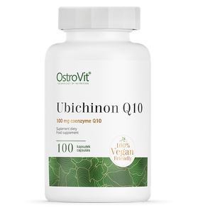 Ubiquinone Q10, Veganske, 100 mg, 60 kapsler