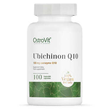 Ubiquinone Q10, Veganske, 100 mg, 60 kapsler
