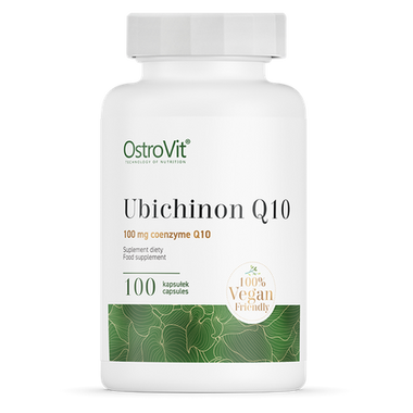Ubiquinone Q10, Veganske, 100 mg, 60 kapsler
