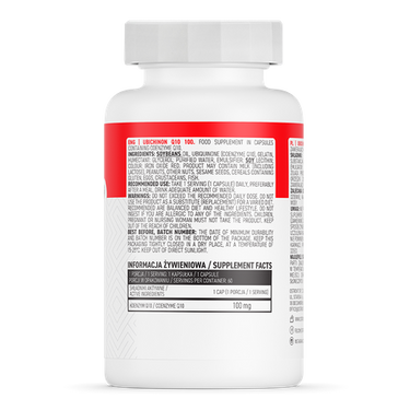 Ubiquinone Q10 100 mg, 60 kapsler