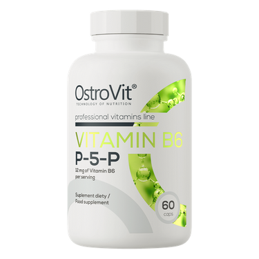 Vitamin B6 P-5-P,  60 kapsler