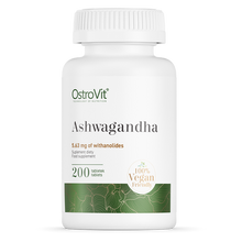 Ashwagandha, XL-pakke 200 tabletter. Veganske