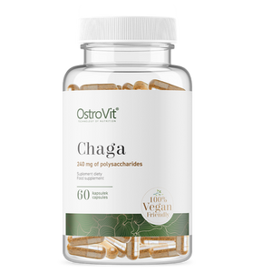 Chaga, Veganske, Hukommelses-og anti-aldrings Booster, 60 kapsler