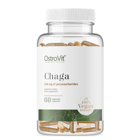 Chaga, Veganske, Hukommelses-og anti-aldrings Booster, 60 kapsler