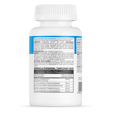 Glukosamin+ MSM + Chondroitin + C-Vitamin. 90 piller