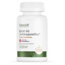 Ashwagandha, KSM-66, 120 tabletter. Veganske (midlertidig udsolgt!)