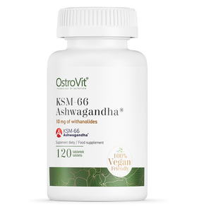 Ashwagandha, KSM-66, 120 tabletter. Veganske (midlertidig udsolgt!)