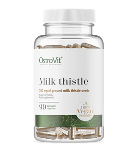 Milk Thistle, Marietidsel. Veganske, 90 kapsler