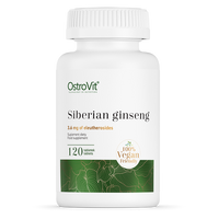 Sibirisk Ginseng, Veganske, 120 tabletter