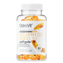 D-Vitamin D3 2000 IU, 50 mcg, 60 stk. softgels