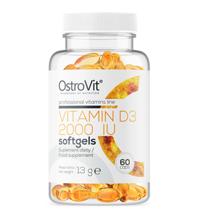 D-Vitamin D3 2000 IU, 50 mcg, 60 stk. softgels