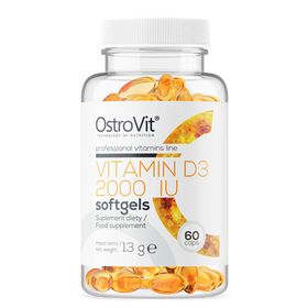 D-Vitamin D3 2000 IE, 50 mcg, 60 st. mjukgel