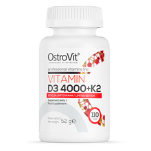 D-Vitamin D3 4000 IU, 100 mcg, + K2. 100 stk. tabletter